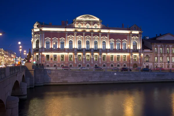 Palác Beloselskij-Belozerskij, St. Petersburg, Rusko — Stock fotografie