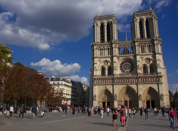 Catedral de Notre Dame, París, Francia — Foto de Stock