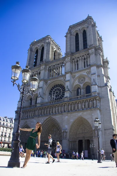 Catedral de Notre Dame, Paris, França — Fotografia de Stock