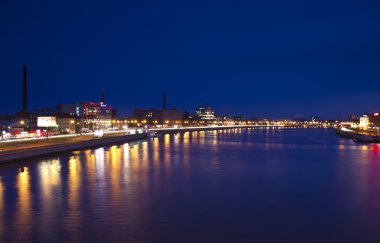 Bolshaya Nevka nehir, St. Petersburg, Rusya Federasyonu