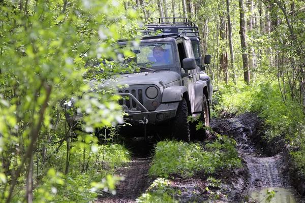 Jeep wrangler στη Ρωσία — Φωτογραφία Αρχείου