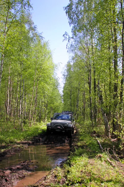 Jeep wrangler in Russia — Stock Image Jeep wrangler in Russia Royalty Free Stock Images