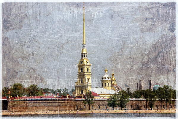 Винтажное фото Санкт-Петербурга
