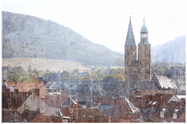 Foto vintage de la ciudad de Goslar, Alemania —  Fotos de Stock