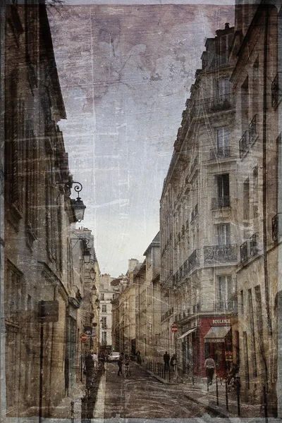 Vintage foto Paris — Fotografia de Stock