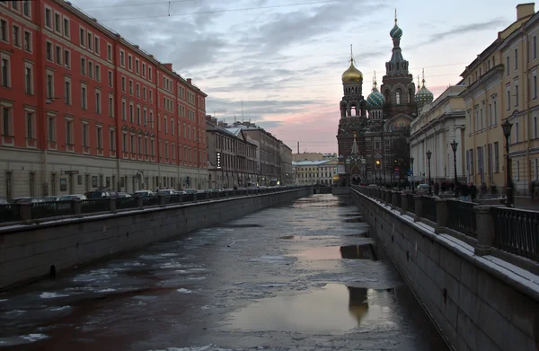 Kostel Spasitele na rozlité krve, st. petersburg — Stock fotografie