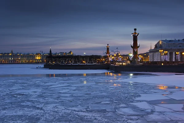 Île de Vassilievsky, Saint-Pétersbourg, Russie — Photo