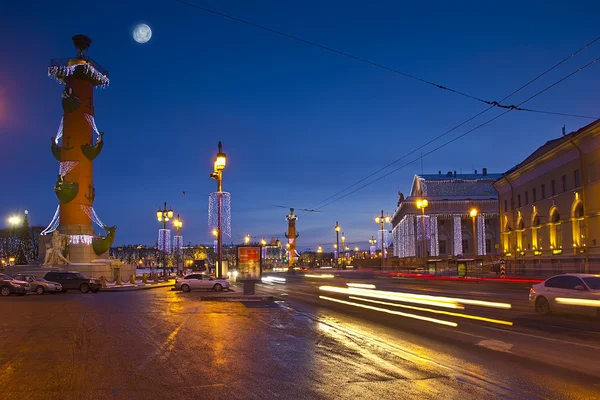 Ön Vasilievsky, St. Petersburg, Ryssland — Stockfoto