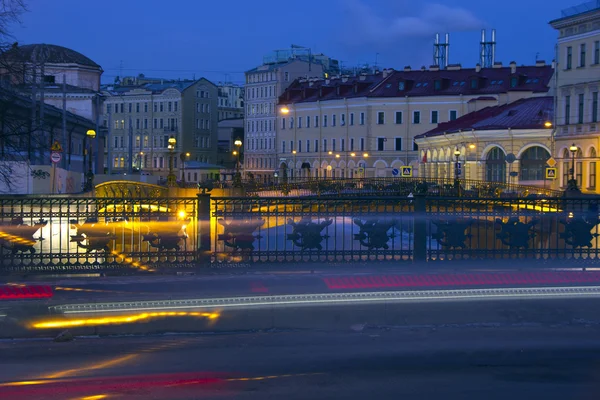 The Moika river embankment, Saint Petersburg, Russia — Stock Photo, Image