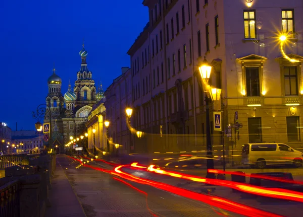 Rano w Sankt Petersburgu — Zdjęcie stockowe