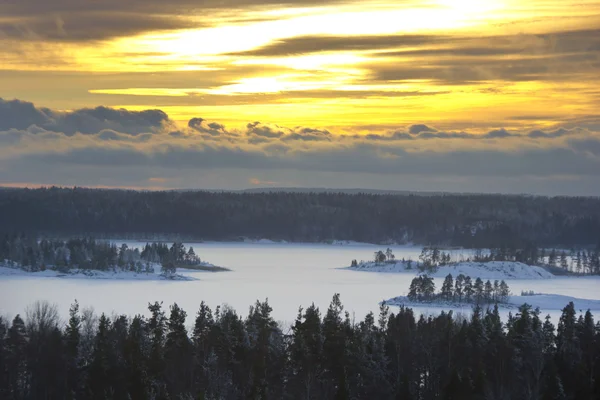 Sjön ladoga Karelen, Ryssland — Stockfoto