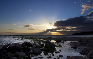 Sunset bulvarında Finlandiya Körfezi ', Rusya Federasyonu
