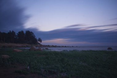 Sunset bulvarında Finlandiya Körfezi ', Rusya Federasyonu