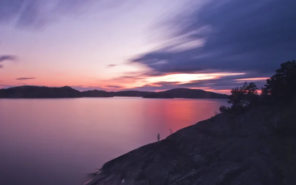 Lac Ladoga, Carélie, Russie, 14.06.2015 — Photo