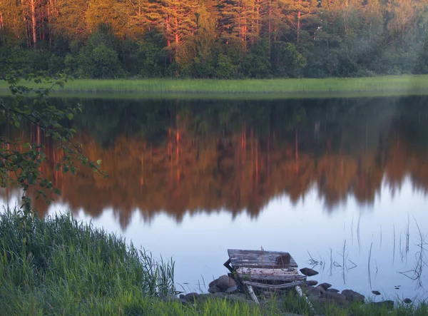 Jezioro Ładoga, Karelia — Zdjęcie stockowe