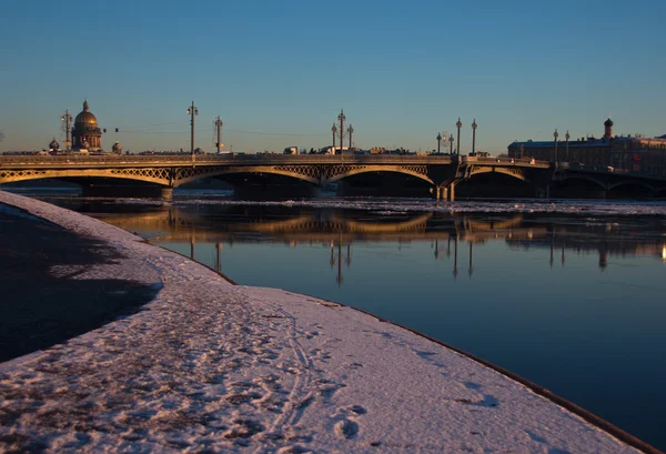 Blagoveshchensky bridge, St. Petersburg ,Russia — Stock Photo, Image