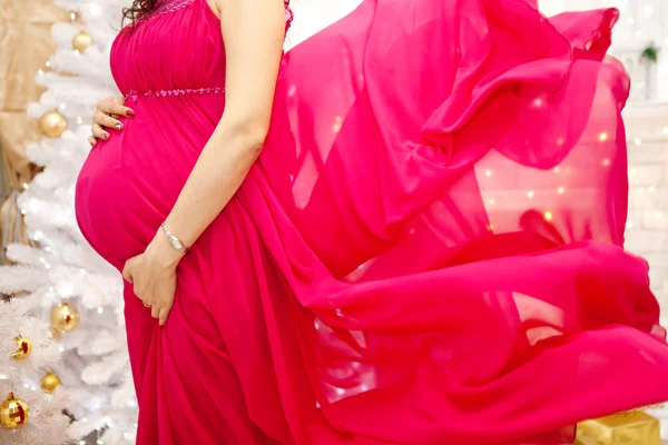 Belly of pregnant woman — Stock Photo, Image