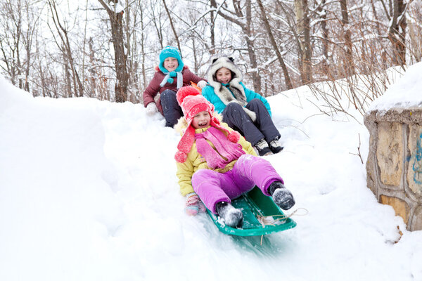 Childrens winter walk