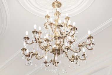 Elegant classic chandelier clipart