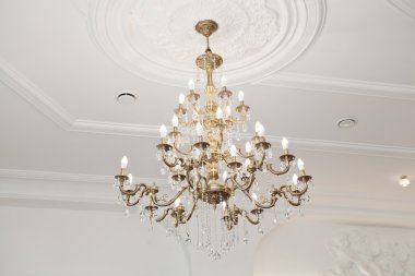 Elegant classic chandelier clipart