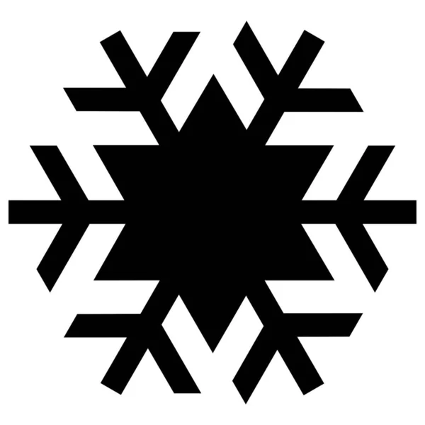 Snowflake Icon Christmas Winter Theme — 스톡 사진