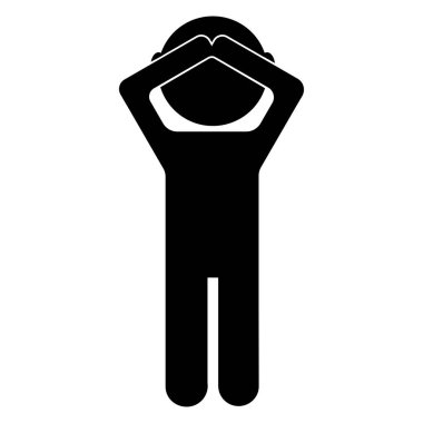 Vektör illüstrasyonu siyah rengin izole edilmiş simgesi ve beyaz arka planda kapalı gözler. Basit düz biçim.