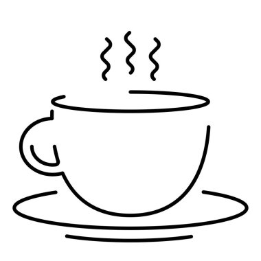 Siyah arkaplanda yazı olan izole edilmiş beyaz garson simgesi. Vektör illüstrasyonu.