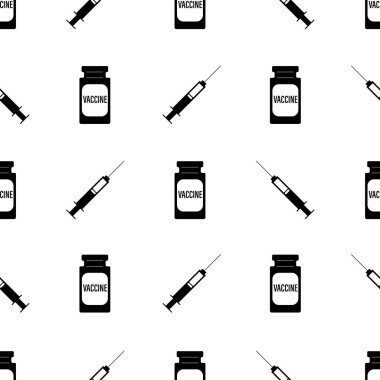 Aşı beyaz arka planda izole edilmiş. Kusursuz desenler.