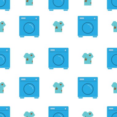 Çamaşırsız desen beyaz arka planda izole edildi. Vektör illüstrasyonu.