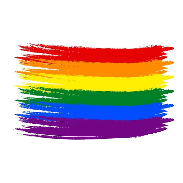 Igbt fırça darbeleri. Vektör illüstrasyonu.