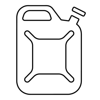 canister icon isolated on white background, vector illustration.