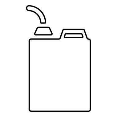 canister icon isolated on white background, vector illustration.