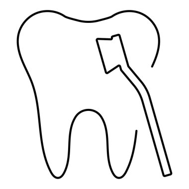 dentist icon isolated on white background, vector illustration.