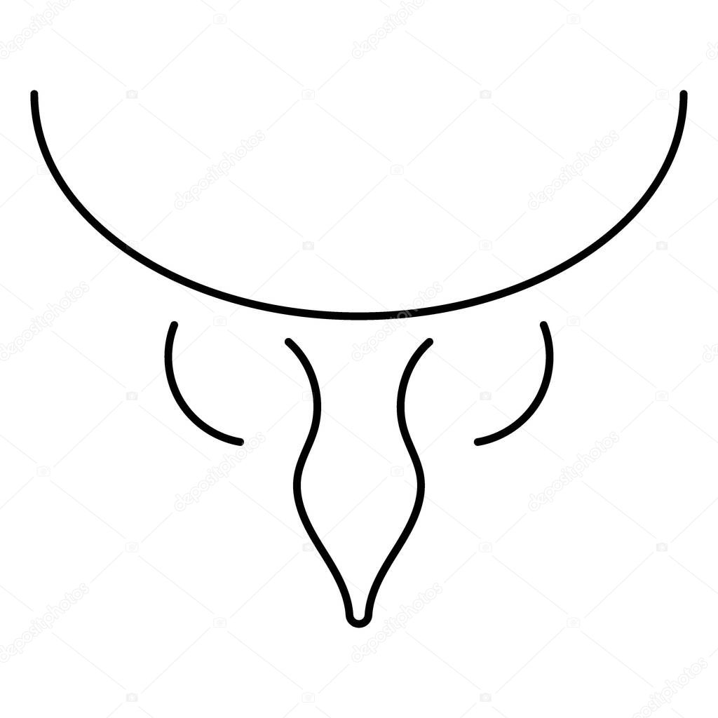 Prostatitis icon isolated on white background, vector illustrati