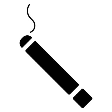 cigarette icon isolated on white background, vector illustration