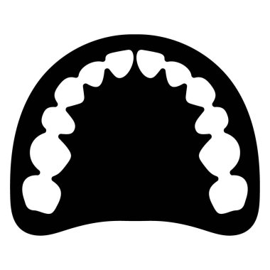 dentist icon isolated on white background, vector illustration.