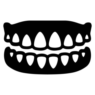 dentist icon isolated on white background, vector illustration.