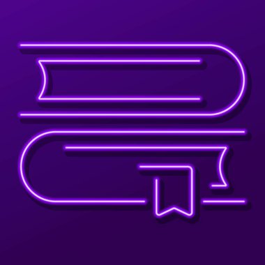 neon ışığı öğrenin, renkli modern tasarım eğilimleri.