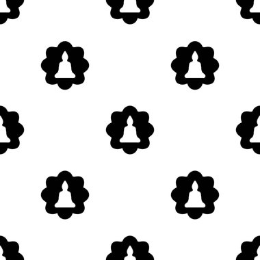 Budizm, şeffaf arkaplanda izole edilmiş kusursuz bir model..