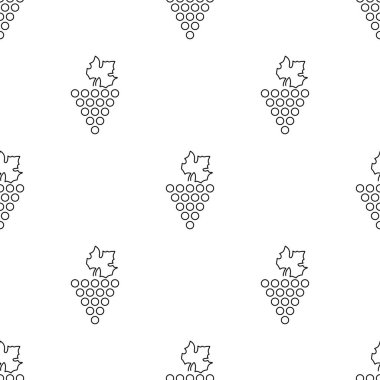 Şeffaf arkaplanda izole edilmiş üzümsüz desen.