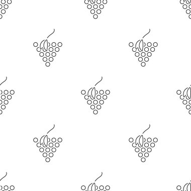 Şeffaf arkaplanda izole edilmiş üzümsüz desen.