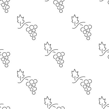 Şeffaf arkaplanda izole edilmiş üzümsüz desen.