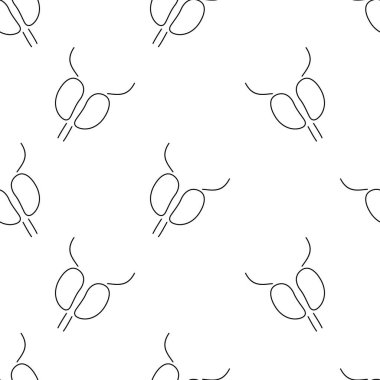 Prostatsız desen şeffaf arkaplanda izole edildi.