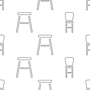 şeffaf arkaplanda izole edilmiş koltuksuz desen.