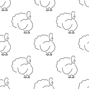 Saydam arkaplanda izole edilmiş şükran günü dikişsiz deseni.