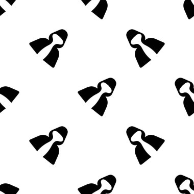 Koyu cüppeli, şeffaf arka planda izole edilmiş, dikişsiz desen.