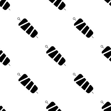 şeffaf arkaplanda izole edilmiş kebabsız şablon.