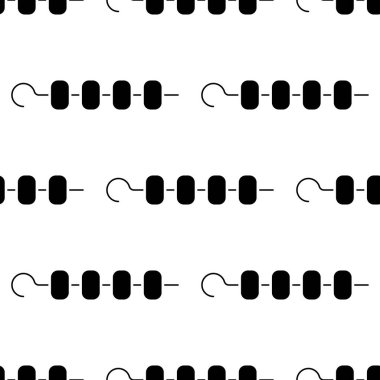 şeffaf arkaplanda izole edilmiş kebabsız şablon.