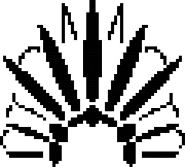 Brezilya karnaval 8-bit piksel ikonu. Vektör illüstrasyonu.