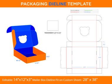 Panda Şekli Oluşturulmuş Posta Pencere Kutusu Lazer Kesme Şablonu